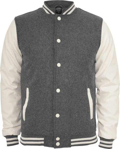 Urban Classics Herren Oldschool College Jacke - Slim Fit 7 Urban Classics Herren Oldschool College Jacke - Slim Fit – Bild 5