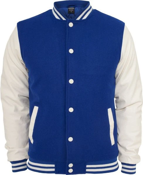 Urban Classics Herren Oldschool College Jacke - Slim Fit 10 Urban Classics Herren Oldschool College Jacke - Slim Fit – Bild 8