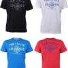 4er Pack - Tom Tailor Herren Rundhals T-Shirt Logo Tee Basic -Zoe Bekleidungsgeschäft 36723 TT 1023549 09 10 6000 Black White Blue Red