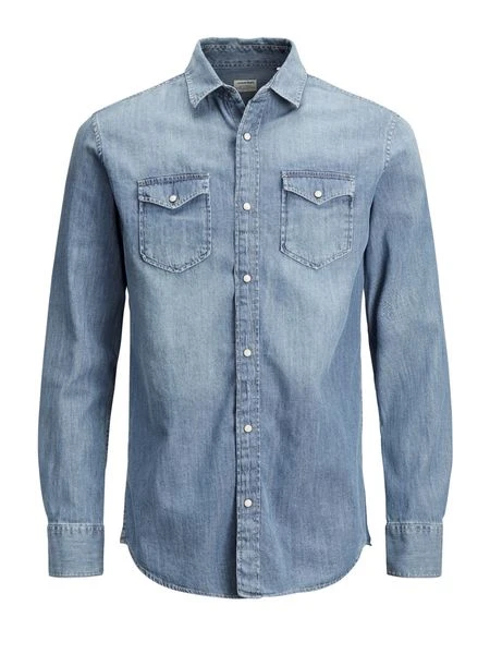 Jack & Jones Herren Jeanshemd JJESHERIDAN SHIRT L/S 13 Jack & Jones Herren Jeanshemd JJESHERIDAN SHIRT L/S – Bild 11