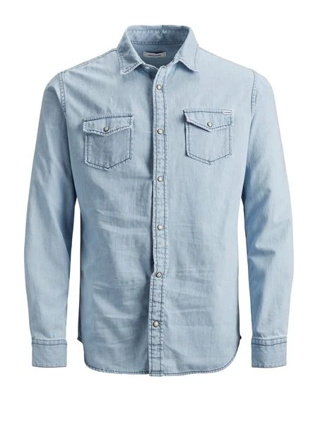 Jack & Jones Herren Jeanshemd JJESHERIDAN SHIRT L/S 6 Jack & Jones Herren Jeanshemd JJESHERIDAN SHIRT L/S – Bild 4