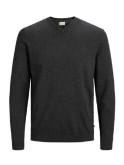 Jack &amp; Jones Herren V-Ausschnitt Pullover JJEBASIC KNIT V-NECK -Zoe Bekleidungsgeschäft 37776 jj 2779536 front1