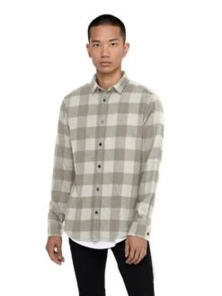 Only &amp; Sons Herren Freizeithemd ONSGUDMUND LS CHECKED SHIRT -Zoe Bekleidungsgeschäft 40305 40305 ons 4262429 front1