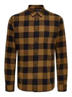 Only &amp; Sons Herren Freizeithemd ONSGUDMUND LS CHECKED SHIRT -Zoe Bekleidungsgeschäft 40305 ons 3358937 front