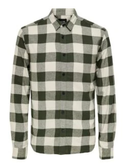 Only &amp; Sons Herren Freizeithemd ONSGUDMUND LS CHECKED SHIRT -Zoe Bekleidungsgeschäft 40305 ons 3928360 front