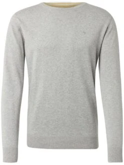 Tom Tailor Herren Rundhals Strickpullover Melange Basic- Regular Fit