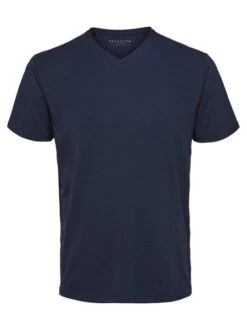 Selected Homme Herren V-Neck Kurzarm T-Shirt SLHNEWPIMA - Regular Fit 9 Selected Homme Herren V-Neck Kurzarm T-Shirt SLHNEWPIMA - Regular Fit -Zoe Bekleidungsgeschäft 40770 sel 16073458 front 1