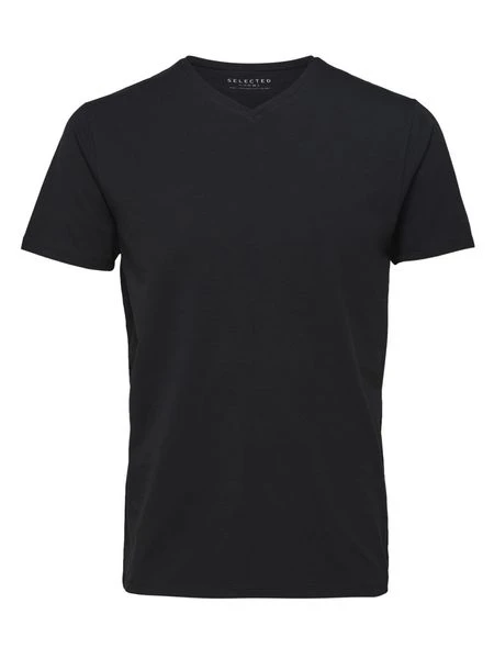 Selected Homme Herren V-Neck Kurzarm T-Shirt SLHNEWPIMA - Regular Fit 4 Selected Homme Herren V-Neck Kurzarm T-Shirt SLHNEWPIMA - Regular Fit – Bild 2