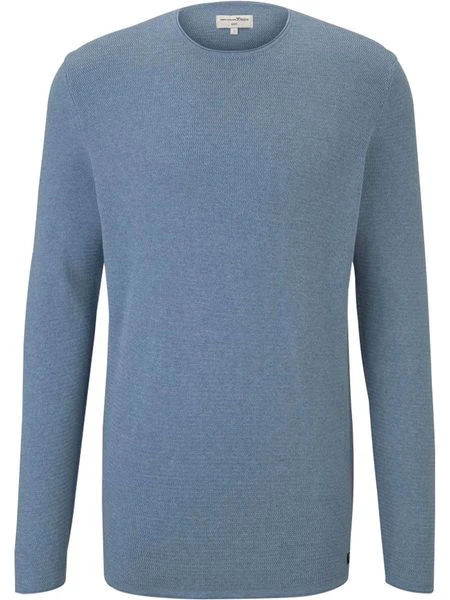 Tom Tailor Denim Herren Rundhals Pullover Mit Struktur - Regular Fit 10 Tom Tailor Denim Herren Rundhals Pullover Mit Struktur - Regular Fit – Bild 8
