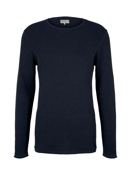 Tom Tailor Denim Herren Rundhals Pullover Mit Struktur - Regular Fit 16 Tom Tailor Denim Herren Rundhals Pullover Mit Struktur - Regular Fit – Bild 14