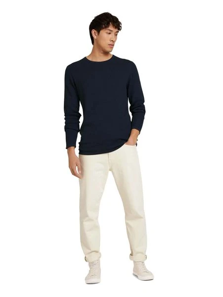 Tom Tailor Denim Herren Rundhals Pullover Mit Struktur - Regular Fit 17 Tom Tailor Denim Herren Rundhals Pullover Mit Struktur - Regular Fit – Bild 15