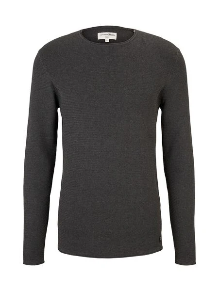 Tom Tailor Denim Herren Rundhals Pullover Mit Struktur - Regular Fit 14 Tom Tailor Denim Herren Rundhals Pullover Mit Struktur - Regular Fit – Bild 12