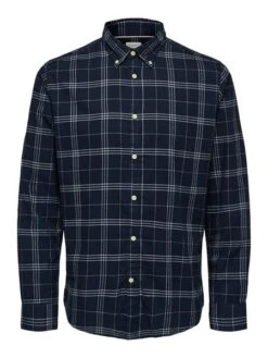 Selected Homme Herren Freizeithemd SLHSLIMFLANNEL SHIRT - Slim Fit