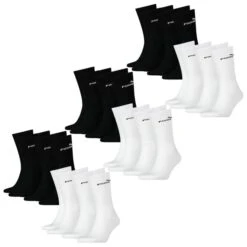 PUMA Classic Socken Sport Baumwolle 18er Pack 35-38 39-42 43-46 -Zoe Bekleidungsgeschäft 42765 7308 BlackundWhite 18er