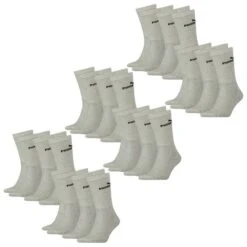 PUMA Classic Socken Sport Baumwolle 18er Pack 35-38 39-42 43-46 -Zoe Bekleidungsgeschäft 42765 7308 Grey 400 18er 1