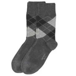 Camano Herren Socken CA-Soft Argyle 2er Pack -Zoe Bekleidungsgeschäft 43680 4401 08 1