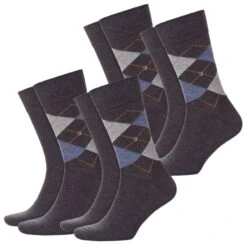 Burlington Herren Socken Everyday Mix 40-46 - 4er 6er 8er Multipack -Zoe Bekleidungsgeschäft 43780 21044 Anthracite Melange 3081 4er