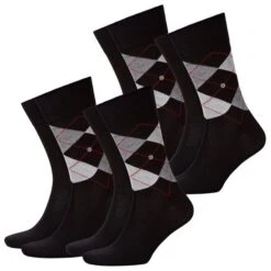 Burlington Herren Socken Everyday Mix 40-46 - 4er 6er 8er Multipack -Zoe Bekleidungsgeschäft 43780 21044 Black 3000 4er