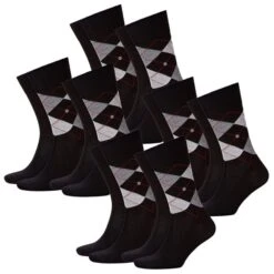 Burlington Herren Socken Everyday Mix 40-46 - 4er 6er 8er Multipack -Zoe Bekleidungsgeschäft 43780 21044 Black 3000 8er