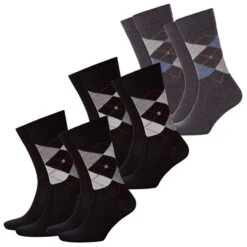 Burlington Herren Socken Everyday Mix 40-46 - 4er 6er 8er Multipack -Zoe Bekleidungsgeschäft 43780 21044 BlackundAnthracite 6er