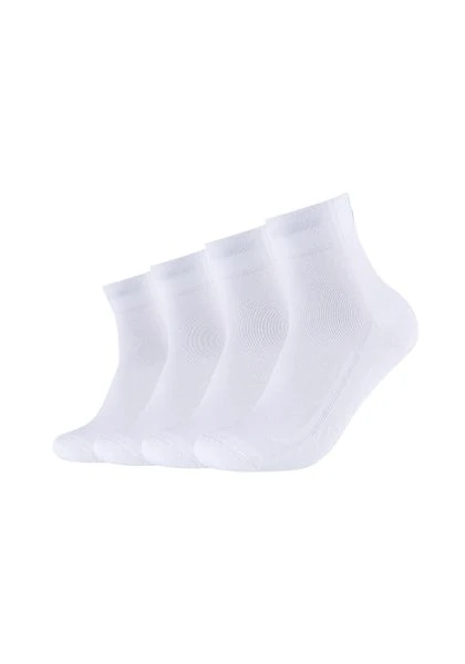 Skechers Unisex Quarter Socken Cushioned 4er Pack 4 Skechers Unisex Quarter Socken Cushioned 4er Pack – Bild 2