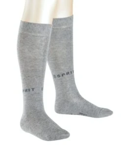 Esprit Kinder Kniestrümpfe Foot Logo 2er Pack -Zoe Bekleidungsgeschäft 44010 581 632 frontview 5f31861c04ef7