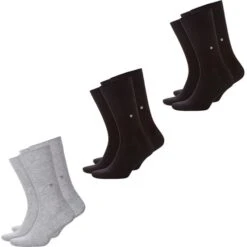 Burlington Herren Socken Everyday 4er 6er 8er Multipack -Zoe Bekleidungsgeschäft 44020 45269 21045 Black und Light Grey 6er