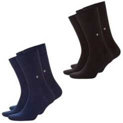 Burlington Herren Socken Everyday 4er 6er 8er Multipack -Zoe Bekleidungsgeschäft 44020 45269 21045 Black und Marine 4er