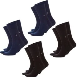 Burlington Herren Socken Everyday 4er 6er 8er Multipack -Zoe Bekleidungsgeschäft 44020 45269 21045 Black und Marine 8er