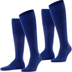 Falke Herren Kniestrümpfe Airport 2er 3er 4er Multipack -Zoe Bekleidungsgeschäft 44026 42186 15435 2er Royal Blue