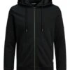 Jack &amp; Jones Herren Zip Hoodie Kapuzenpullover JJEBASIC