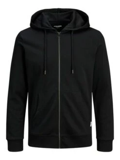 Jack & Jones Herren Zip Hoodie Kapuzenpullover JJEBASIC