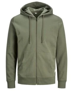 Jack &amp; Jones Herren Zip Hoodie Kapuzenpullover JJEBASIC -Zoe Bekleidungsgeschäft 44127 jj 3508079 front