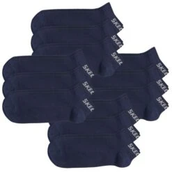Skechers Unisex Sneaker Socken Mesh Ventilation - 6er 9er 12er Multipack -Zoe Bekleidungsgeschäft 44193 SK43022 navy 12er