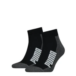 Puma Unisex Herren Damen Quarter Socken BWT CUSHIONED 2er Pack