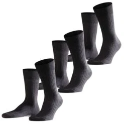 Falke Herren Socken Bristol Pure - 2er 3er 4er Multipack 28 Falke Herren Socken Bristol Pure - 2er 3er 4er Multipack -Zoe Bekleidungsgeschäft 44677 14415 Anthracite Melange 3080 3er