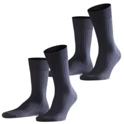 Falke Herren Socken Bristol Pure - 2er 3er 4er Multipack 25 Falke Herren Socken Bristol Pure - 2er 3er 4er Multipack -Zoe Bekleidungsgeschäft 44677 14415 Dark Navy 6370 2er