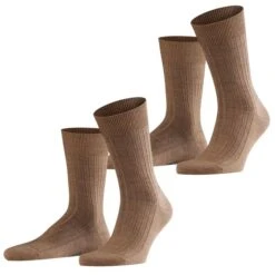Falke Herren Socken Bristol Pure - 2er 3er 4er Multipack 26 Falke Herren Socken Bristol Pure - 2er 3er 4er Multipack -Zoe Bekleidungsgeschäft 44677 14415 Nutmeg mel 5410 2er