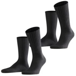 Falke Herren Socken Nelson 2er 3er 4er Multipack -Zoe Bekleidungsgeschäft 44856 14497 Anthracite Melange 3080 2er