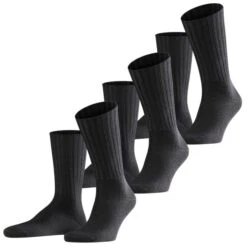 Falke Herren Socken Nelson 2er 3er 4er Multipack -Zoe Bekleidungsgeschäft 44856 14497 Anthracite Melange 3080 3er