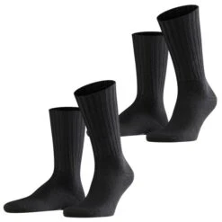 Falke Herren Socken Nelson 2er 3er 4er Multipack -Zoe Bekleidungsgeschäft 44856 14497 Black 3000 2er