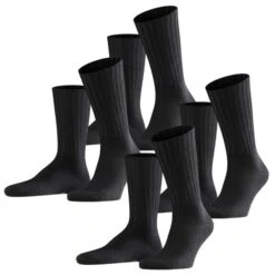 Falke Herren Socken Nelson 2er 3er 4er Multipack -Zoe Bekleidungsgeschäft 44856 14497 Black 3000 4er