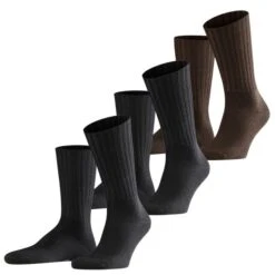 Falke Herren Socken Nelson 2er 3er 4er Multipack -Zoe Bekleidungsgeschäft 44856 14497 BlackundBrown 5930 3er