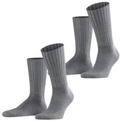 Falke Herren Socken Nelson 2er 3er 4er Multipack -Zoe Bekleidungsgeschäft 44856 14497 Dark Grey 3070 2er