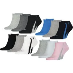 Puma Unisex Herren Damen Sneaker Socken LIFESTYLE 6er 9er 12er Multipack