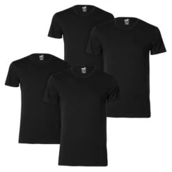 Puma Herren T-Shirt Basic Crew Regular Fit 4er 6er 8er Multipack