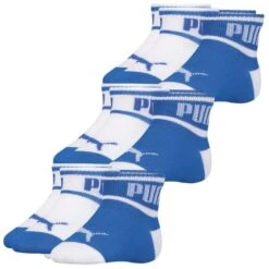 PUMA Baby Socken Wording 6er Pack -Zoe Bekleidungsgeschäft 44972 295002001 White Blue 079 6er
