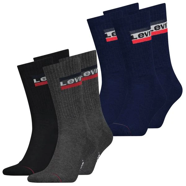 Levis Unisex Sportsocken Regular Cut Sportswear Logo 4er 6er 8er Multipack 8 Levis Unisex Sportsocken Regular Cut Sportswear Logo 4er 6er 8er Multipack – Bild 6