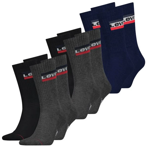 Levis Unisex Sportsocken Regular Cut Sportswear Logo 4er 6er 8er Multipack 13 Levis Unisex Sportsocken Regular Cut Sportswear Logo 4er 6er 8er Multipack – Bild 11