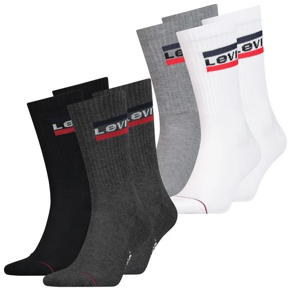 Levis Unisex Sportsocken Regular Cut Sportswear Logo 4er 6er 8er Multipack 7 Levis Unisex Sportsocken Regular Cut Sportswear Logo 4er 6er 8er Multipack – Bild 5